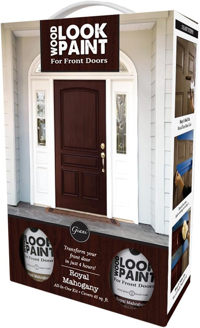 Wood Look Paint Kit for Front & Interior Doors (English Oak)