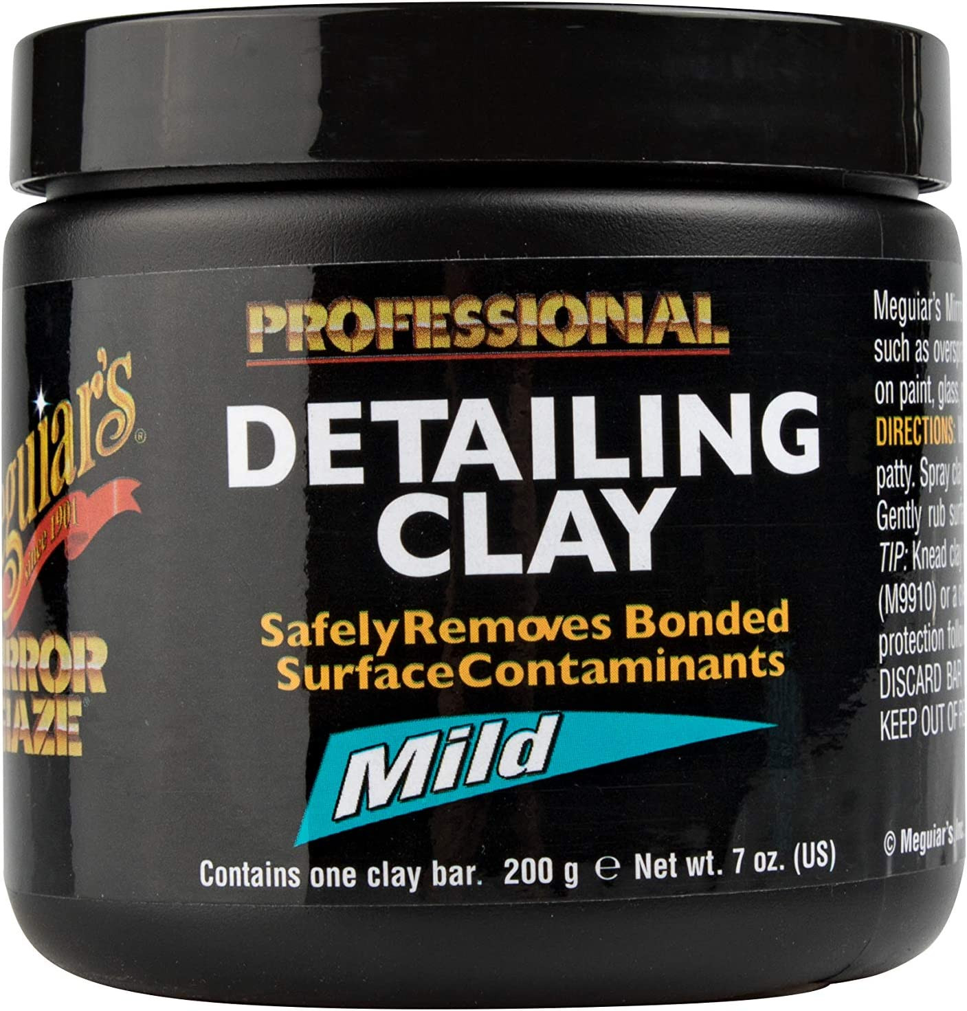 C2000 Mirror Glaze Detailing Clay, Mild, Safely Remove Bonded Surface Contaminan