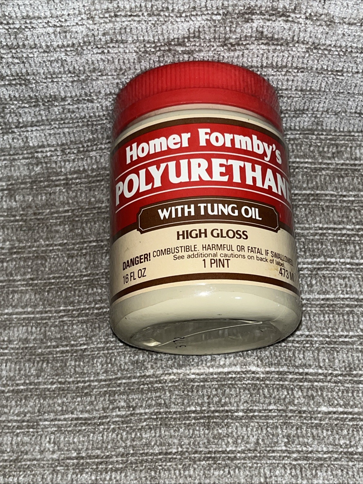 Vintage Homer Formbys Polyurethane With Tung Oil High Gloss Sealed New 1 Pint