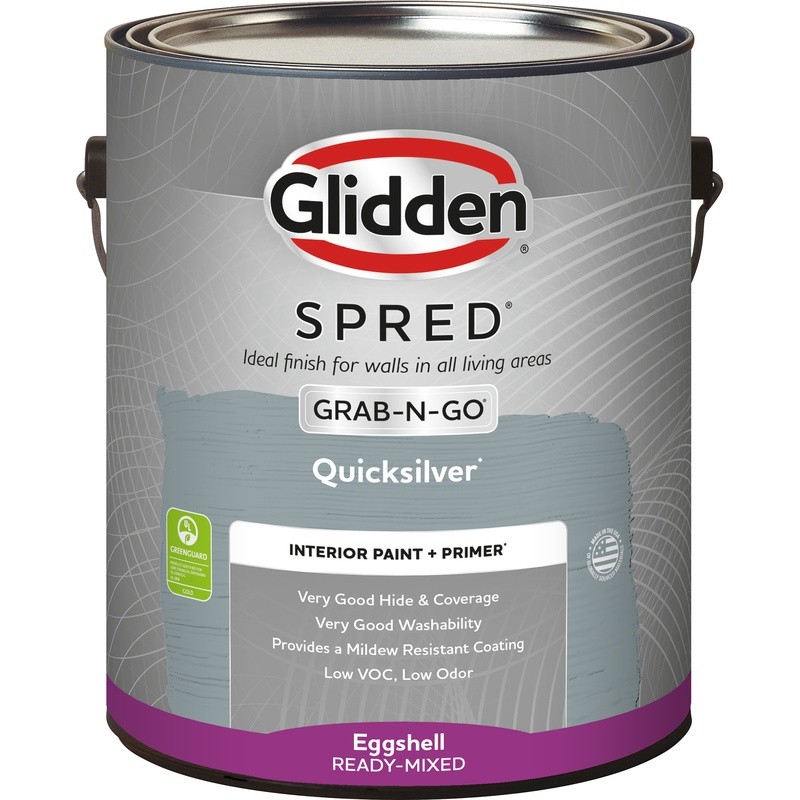 Interior Latex Paint Primer Low Odor Zero VOC Washable Multi-Surface 400 Sq Ft