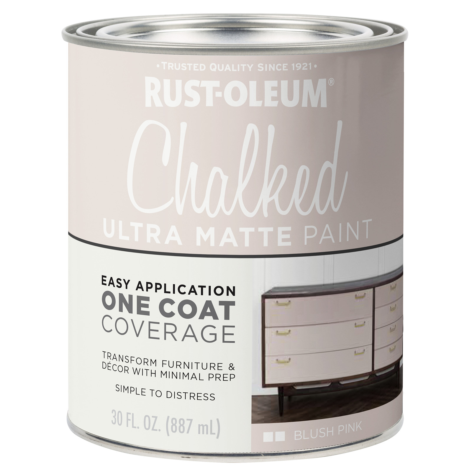 Rust-Oleum 887ml Blush Pink Ultra Matt Chalked Paint