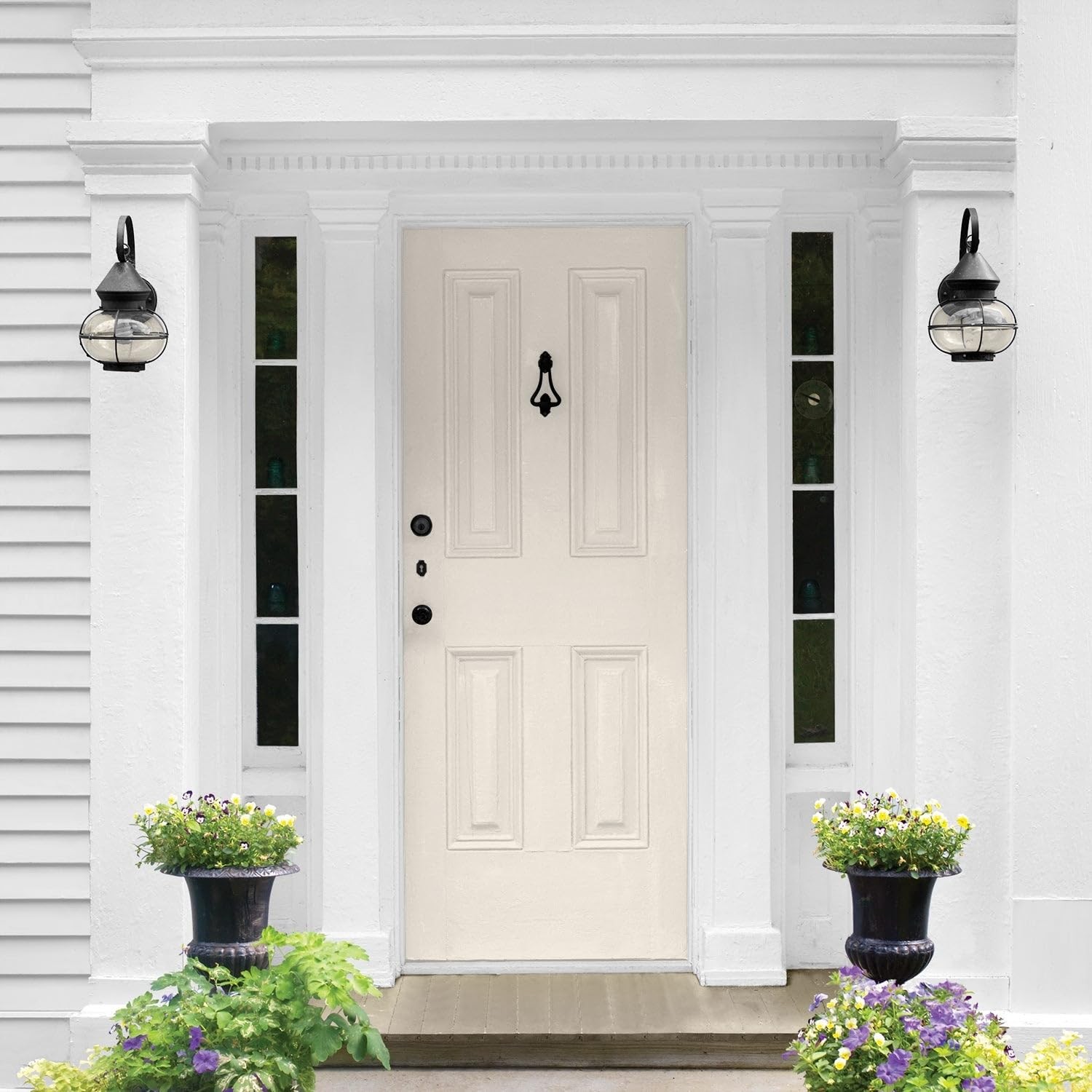 Glidden Total Exterior All-In-One String Of Pearls/Beige Semi-Gloss 1 Gallon