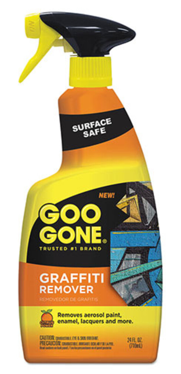 Goo Gone 2132 Graffiti Remover, Liquid, 24 oz Bottle