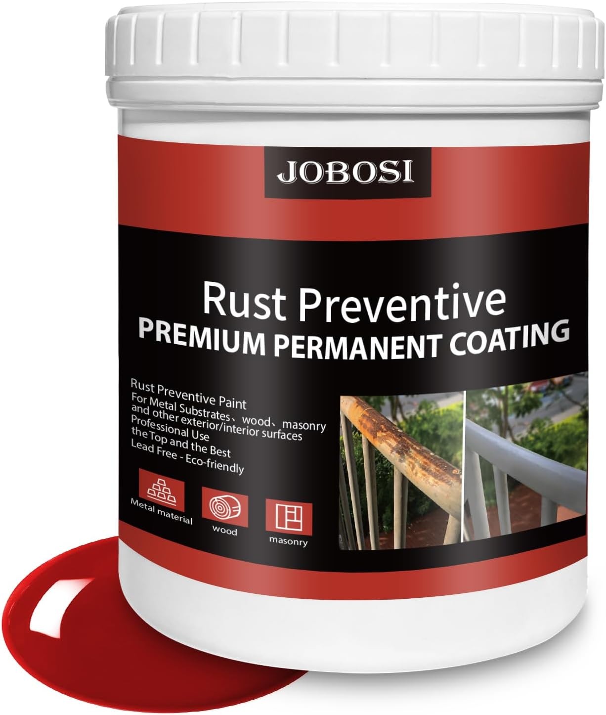 32 Oz Water-Based Rust Preventative Paint, Eco-Friendly Anti-Corrosion Coating