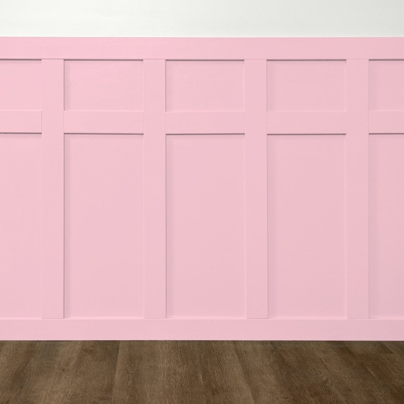 Low VOC Interior Paint Good Coverage Washable Pink Wall Paint Fast Drying 1Quart