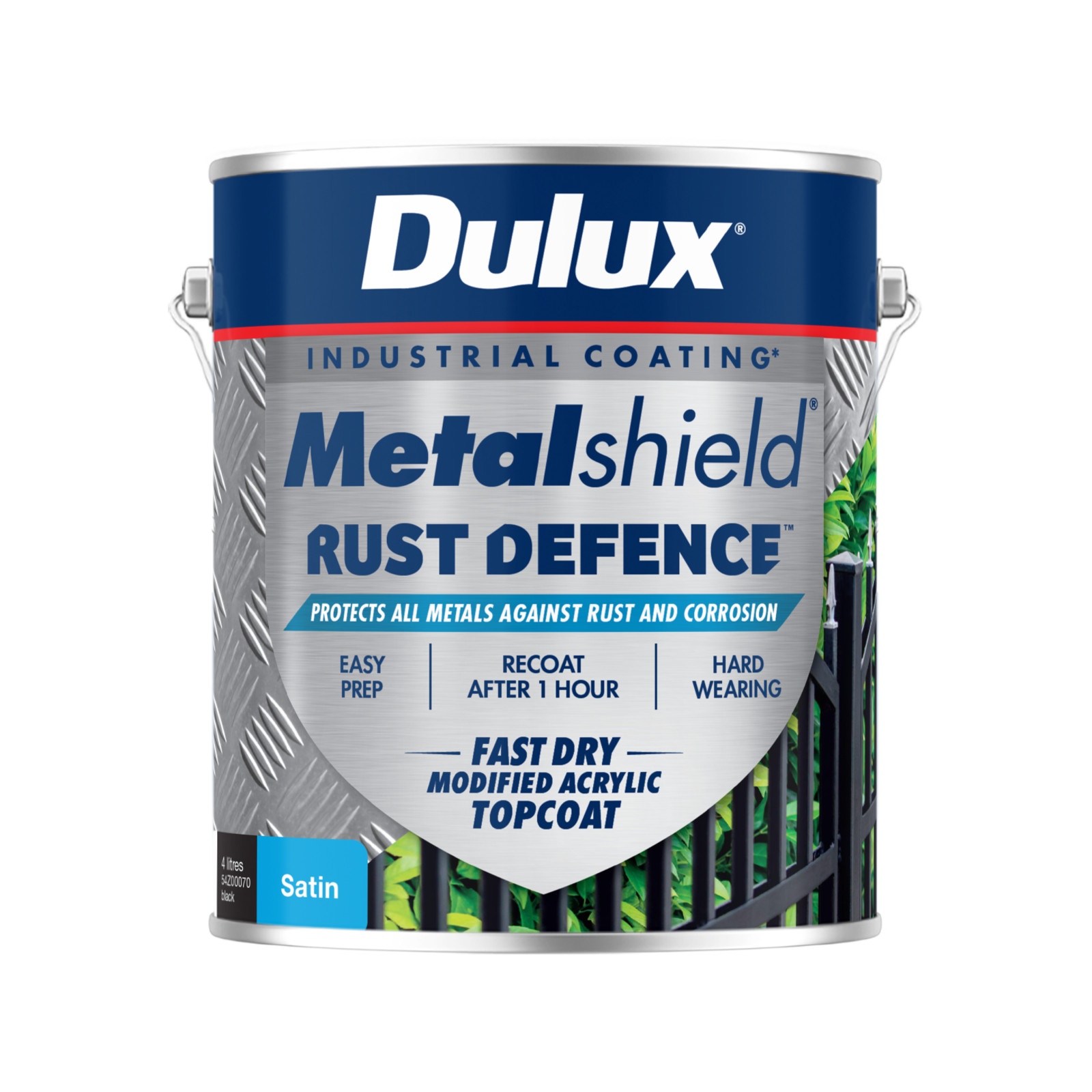 4L Black Satin Metalshield Rust Defence