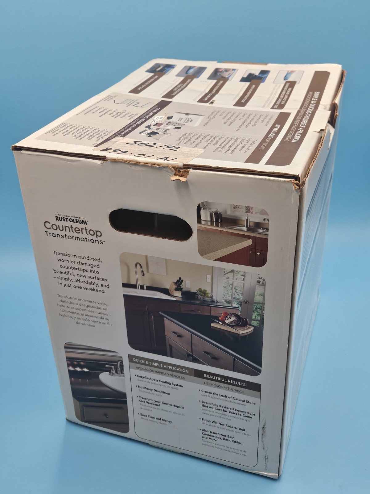 RUSTOLEUM 258286 DESERT SAND TRANSFORMATIONS COUNTERTOP REFINISHING SYSTEM – New