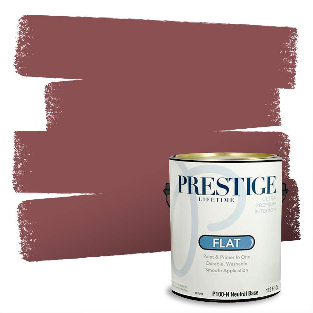 Prestige Paints Interior Paint And Premiumr In One 1 Gallon Flat Red Velvet