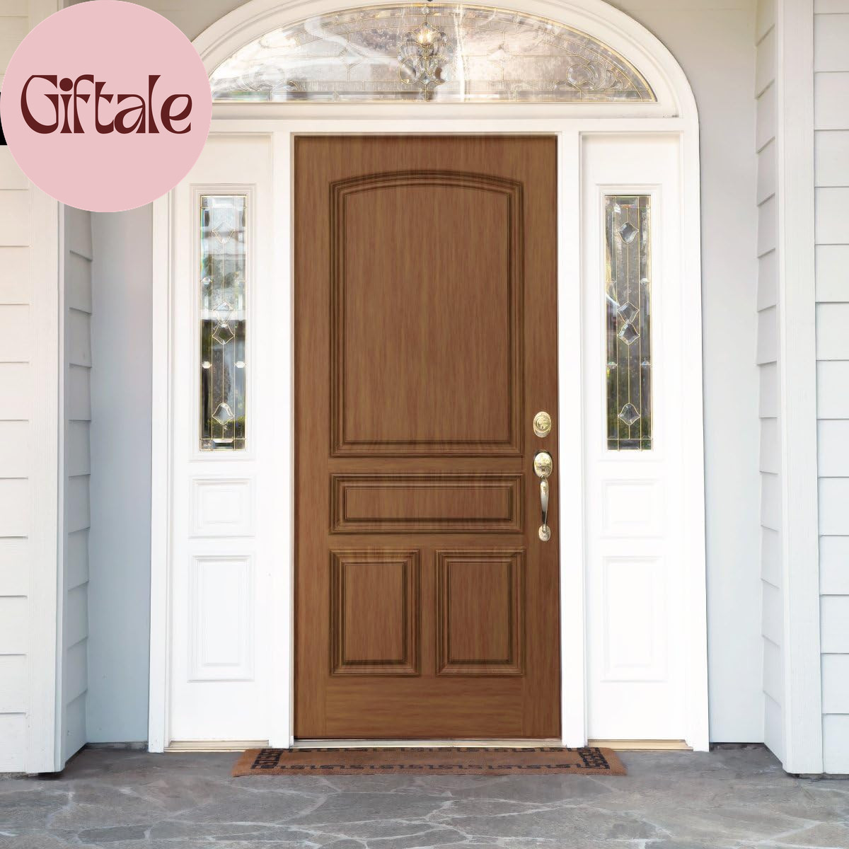 Wood Look Paint Kit for Front & Interior Doors (English Oak)