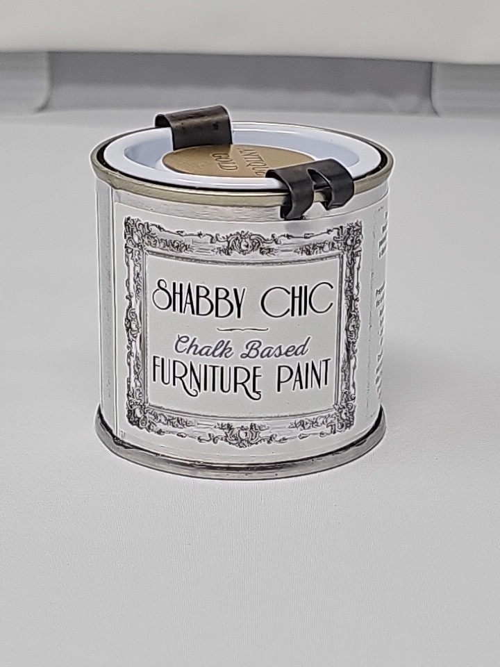 Shabby Chic Chalked Furniture Paint: Matte Finish – 100 ml – Antique Gold