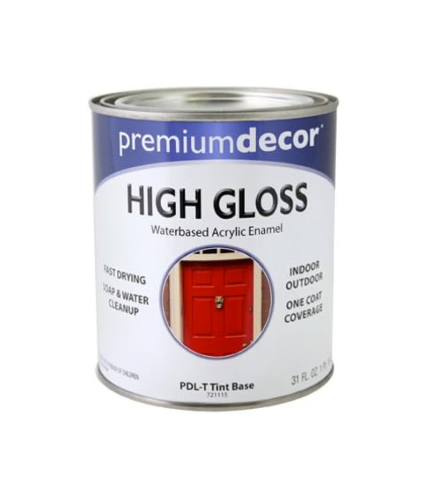 Premium Decor Waterborne acrylic Enamel PDL-T Tint Base 1 QT