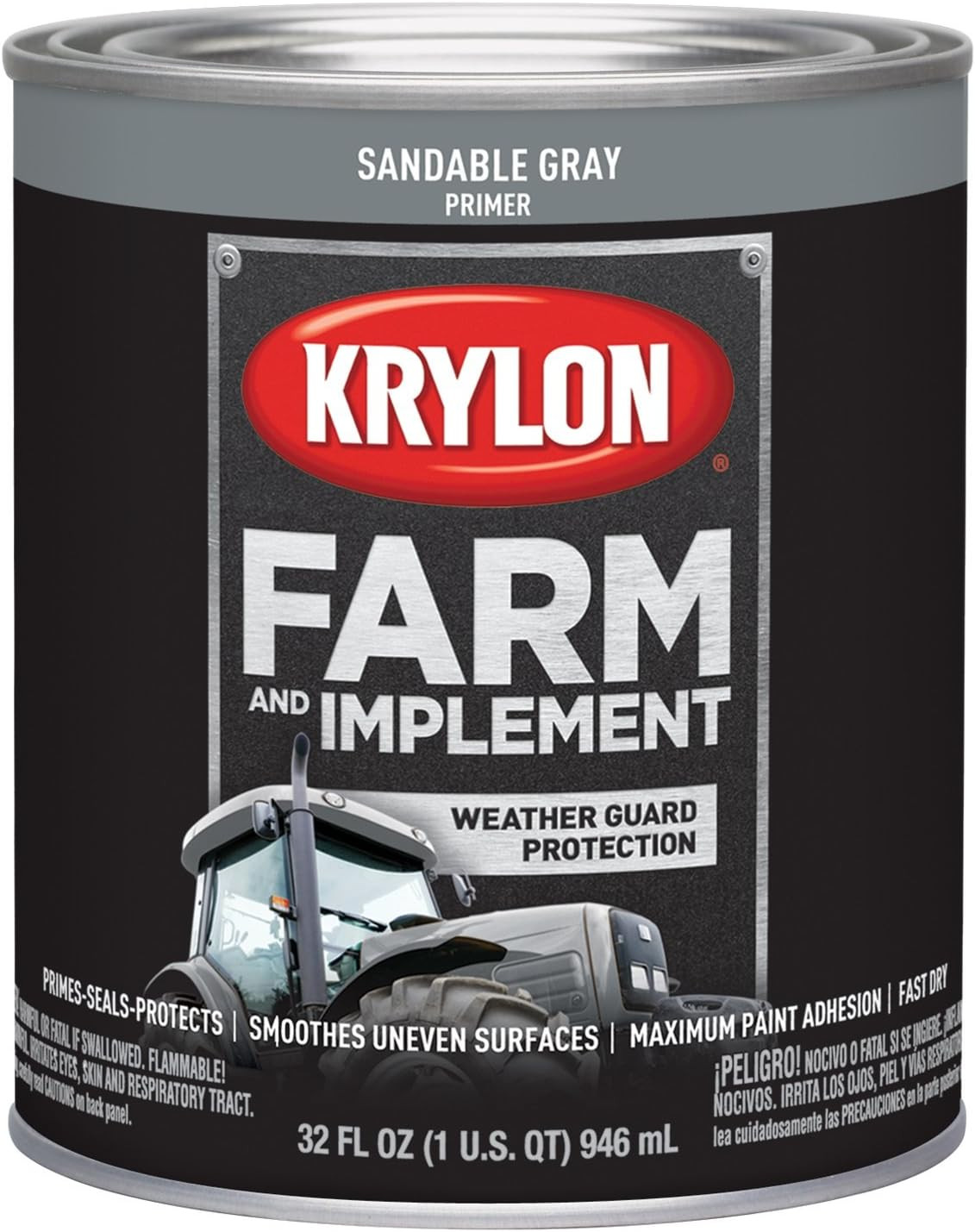 K01954008 Farm & Implement Spray Paint, High Gloss, New Kubota Orange, 12 Oz(340