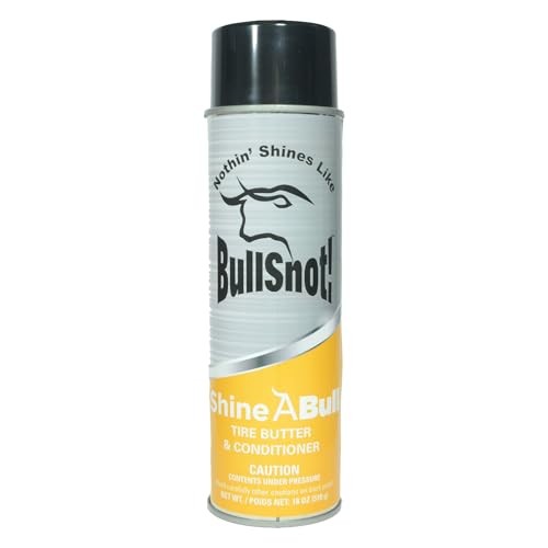 ShineABull Instant Tire Butter & Trim Gloss Spray – Silicone-Free, UV