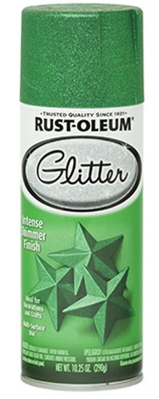 Rust-Oleum 277781 KELLY GREEN Glitter Specialty Spray Paint – Pack of 1