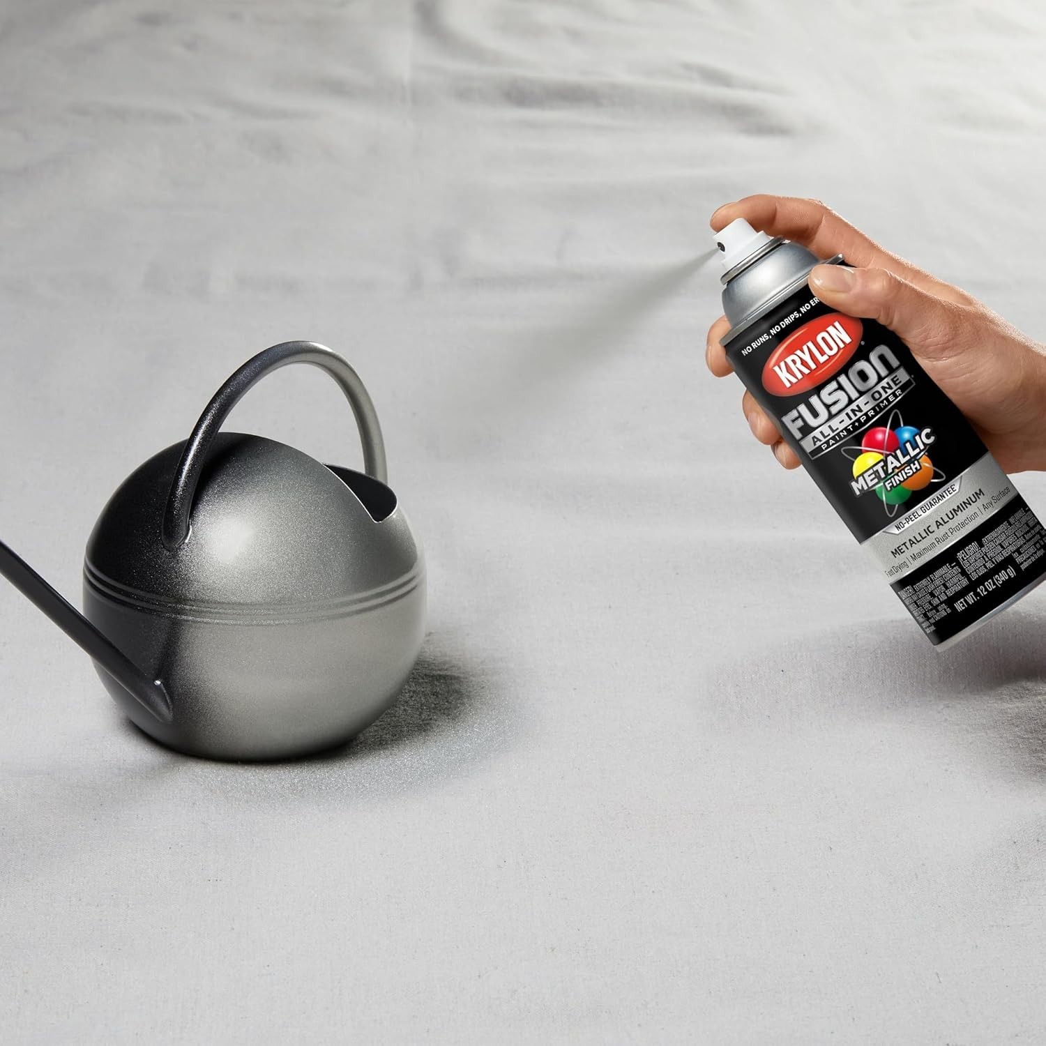 Versatile Aluminum Metallic Spray Paint – Quick-Dry & Durable Primer Solution