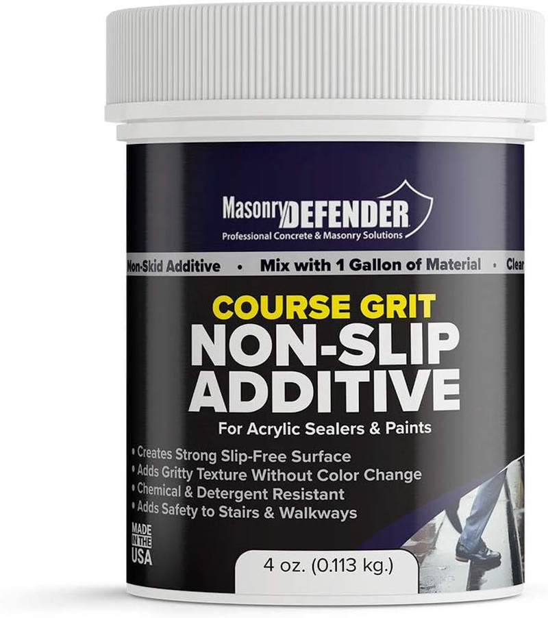 Coarse Grit Clear anti Slip Additive Floor Grip for Acrylic Sealers & Paints 4 O