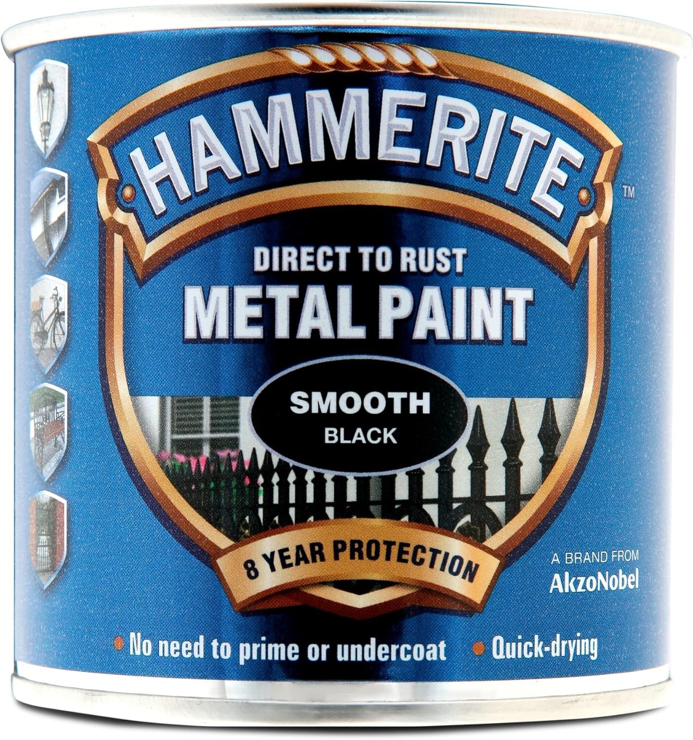Direct to Rust Metal Paint – Smooth Black Finish 250ML