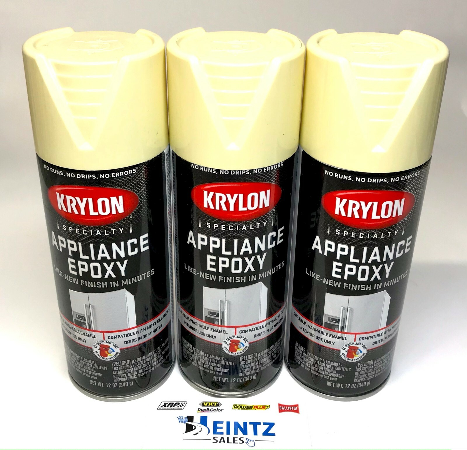 KRYLON 3207-3 PACK BISQUE Specialty Appliance Epoxy – Durable, Washable Enamel
