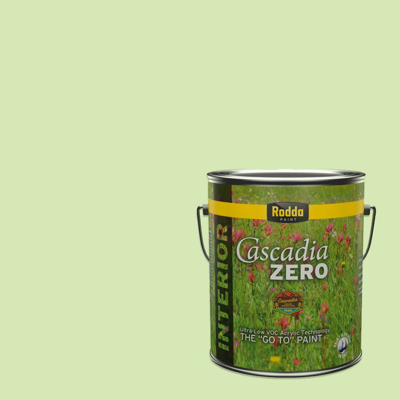 Rodda Paint Cascadia Zero Interior Flat Paint Premiumr In One 1-Gallon Woodland