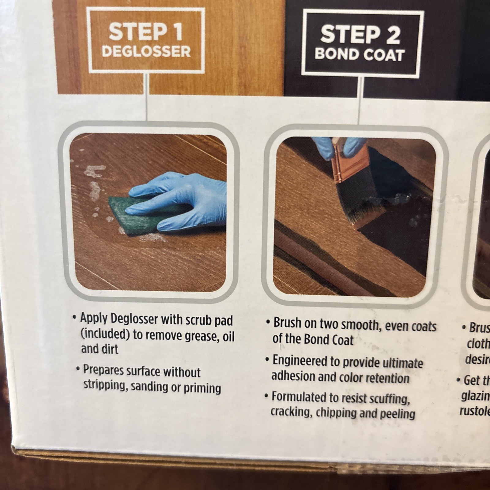 RUST-OLEUM 258240 Dark Tint Base Cabinet Paint Coating Kit Harvest Tint Rustolem