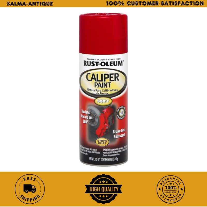 Rust-Oleum 251591 Caliper Paint Spray Red 12 oz Automotive Brake High Heat