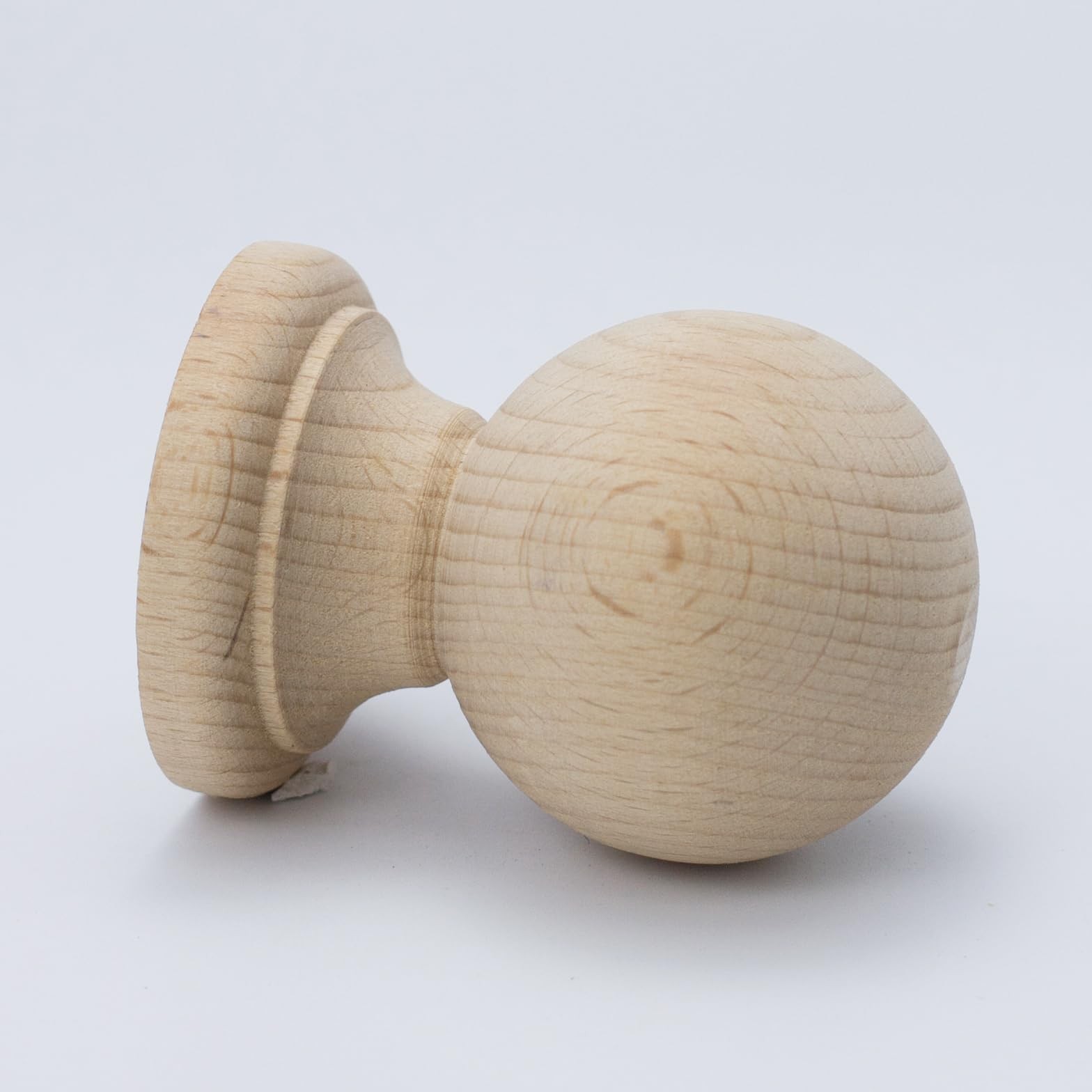 2Pack Decorative Unfinished Wood Finials3.14 Tall x 1.96″ Wide for Bed Post Fini