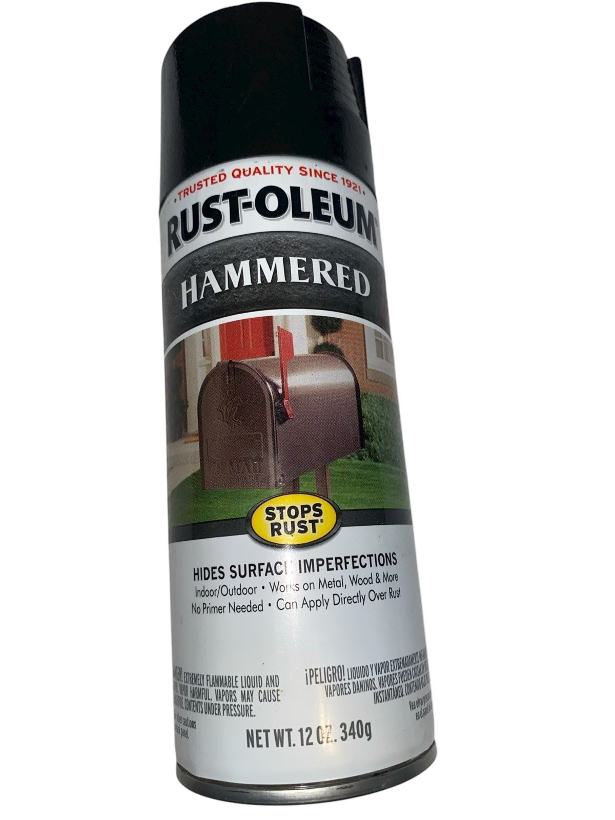 Rust-Oleum Stops Rust Gloss Brown Hammered Spray paint ( NET WT. 12.0-oz )