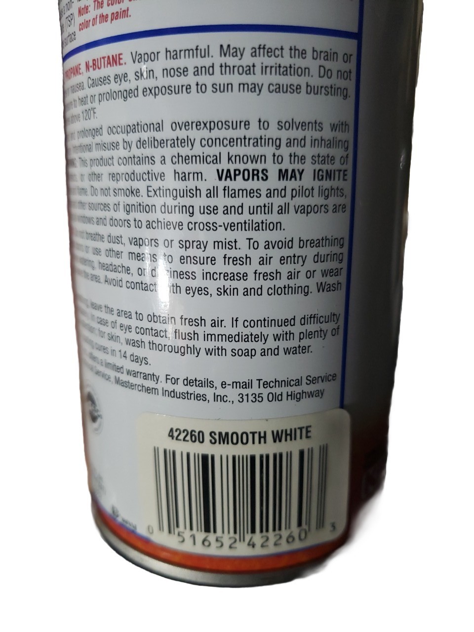 Hammerite Rust Cap 42260 Smooth White Finish 12 Oz New