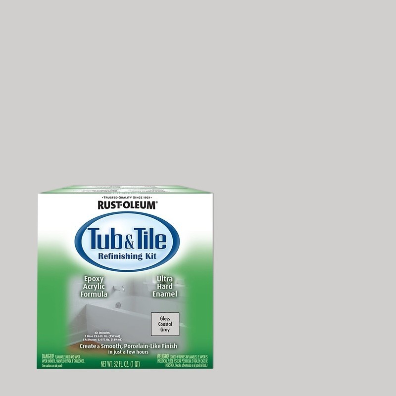 Tub Tile Refinishing Kit Durable Epoxy Ceramic Porcelain Fiberglass Sinks New