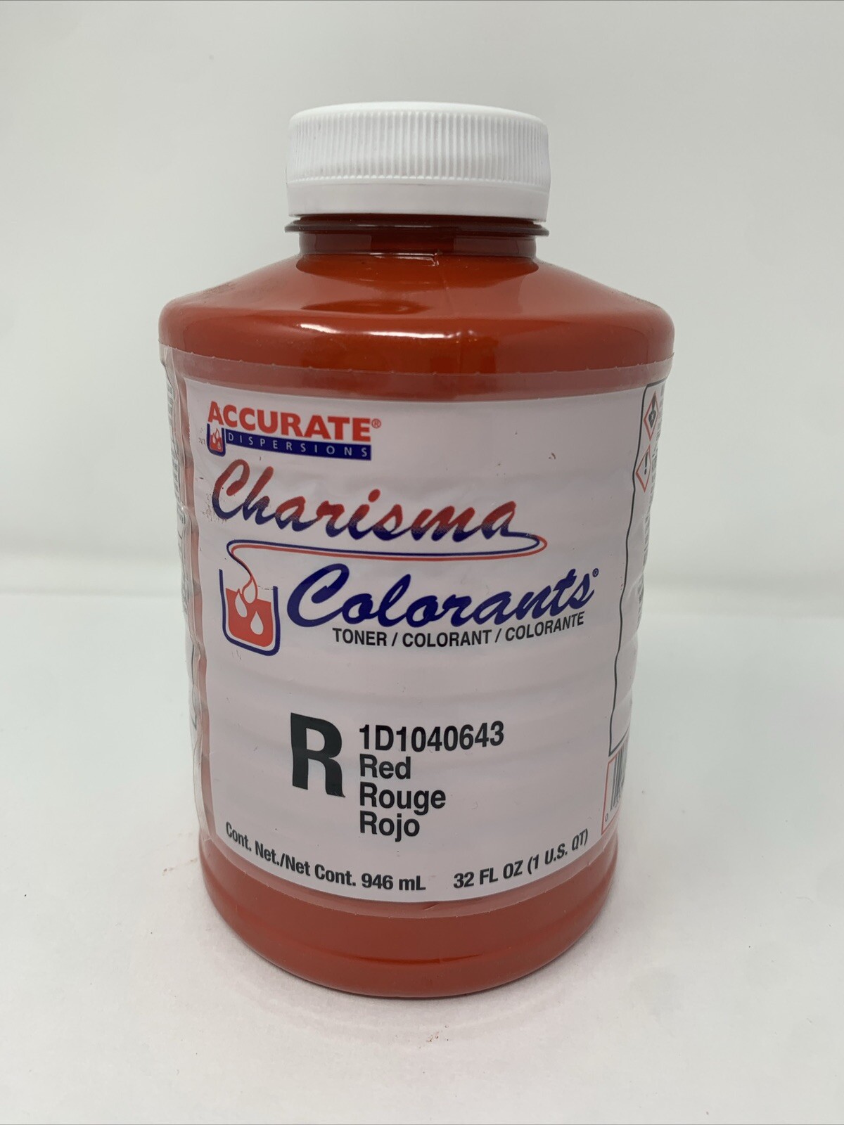 6 Pack Accurate CHARISMA Colorant/tint R-red 32 fl oz Brand New