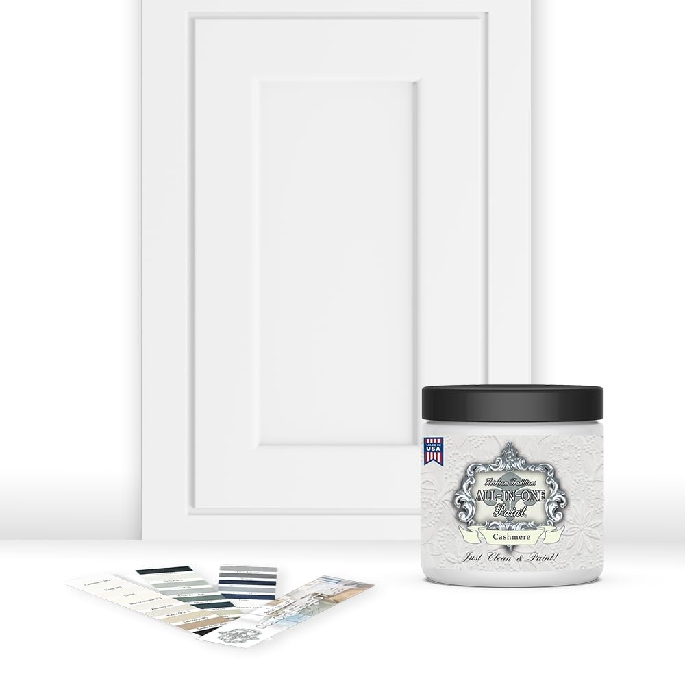 ALL-IN-ONE Paint by Heirloom Traditions, 8 Fl Oz (Pack of 1), Cashmere