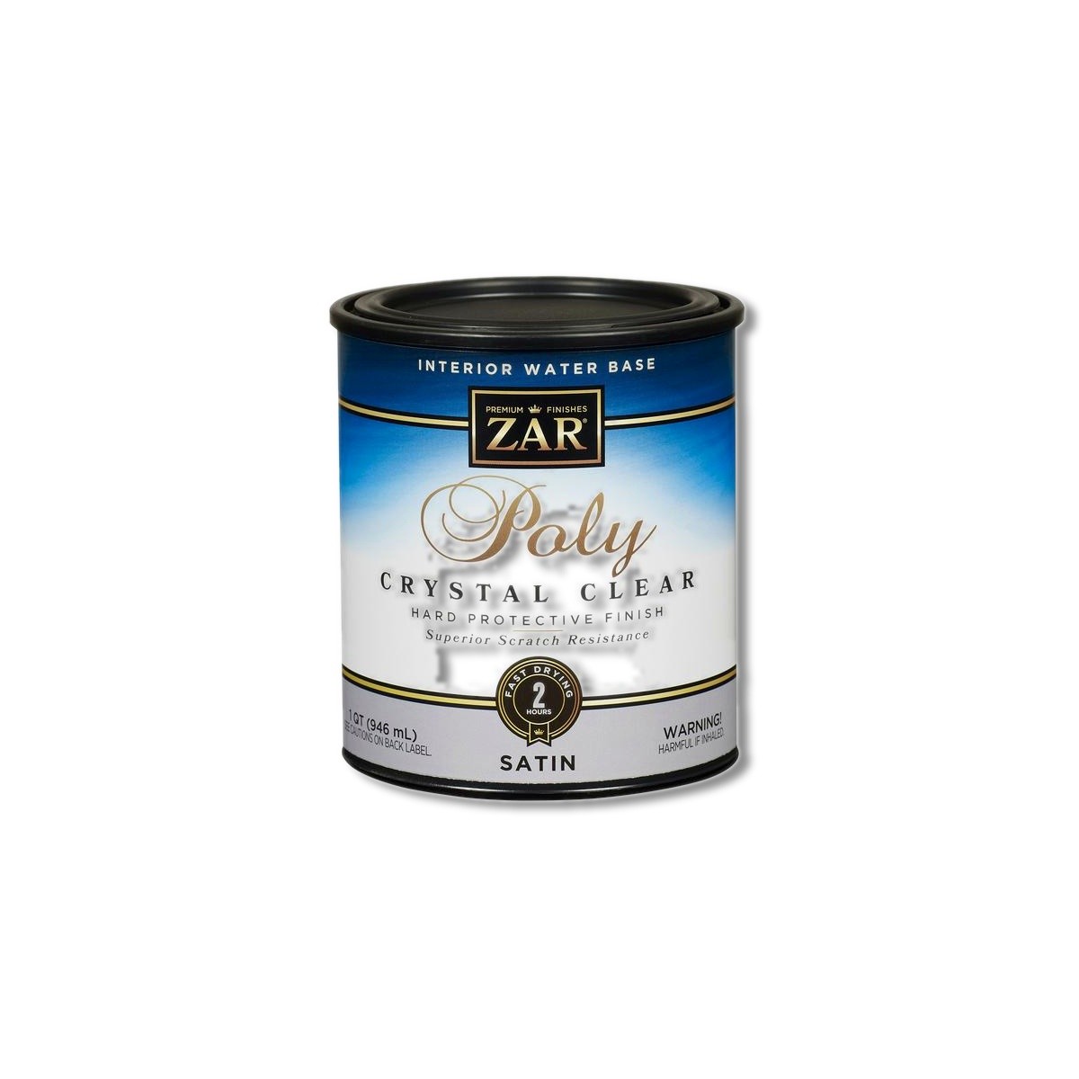 ZAR Aqua Satin Clear Water-Based Polyurethane 1 qt 32512