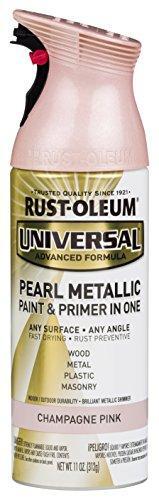 Rust-Oleum 301537 Universal All Surface Spray Paint 11 oz, Pearl Metallic