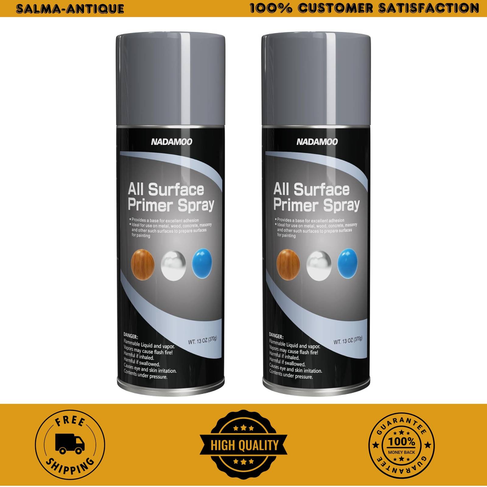 NADAMOO Surface Primer One-Part Adhesion Enhancer for Paint & Coating 400ml