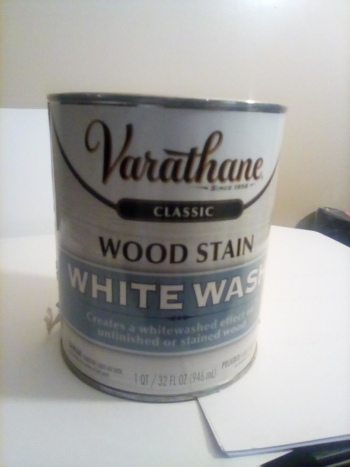 NEW VARATHANE WHITEWASH 32 OZ FREE SHIPPING