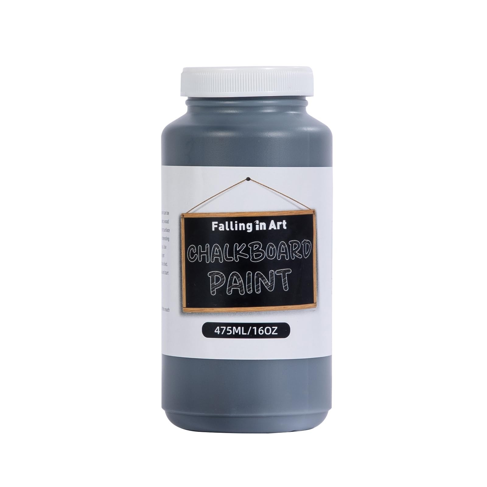 Chalkboard Paint, 16 Oz Black Chalkboard Paint Use on Walls, Doors, Paper, Wo…