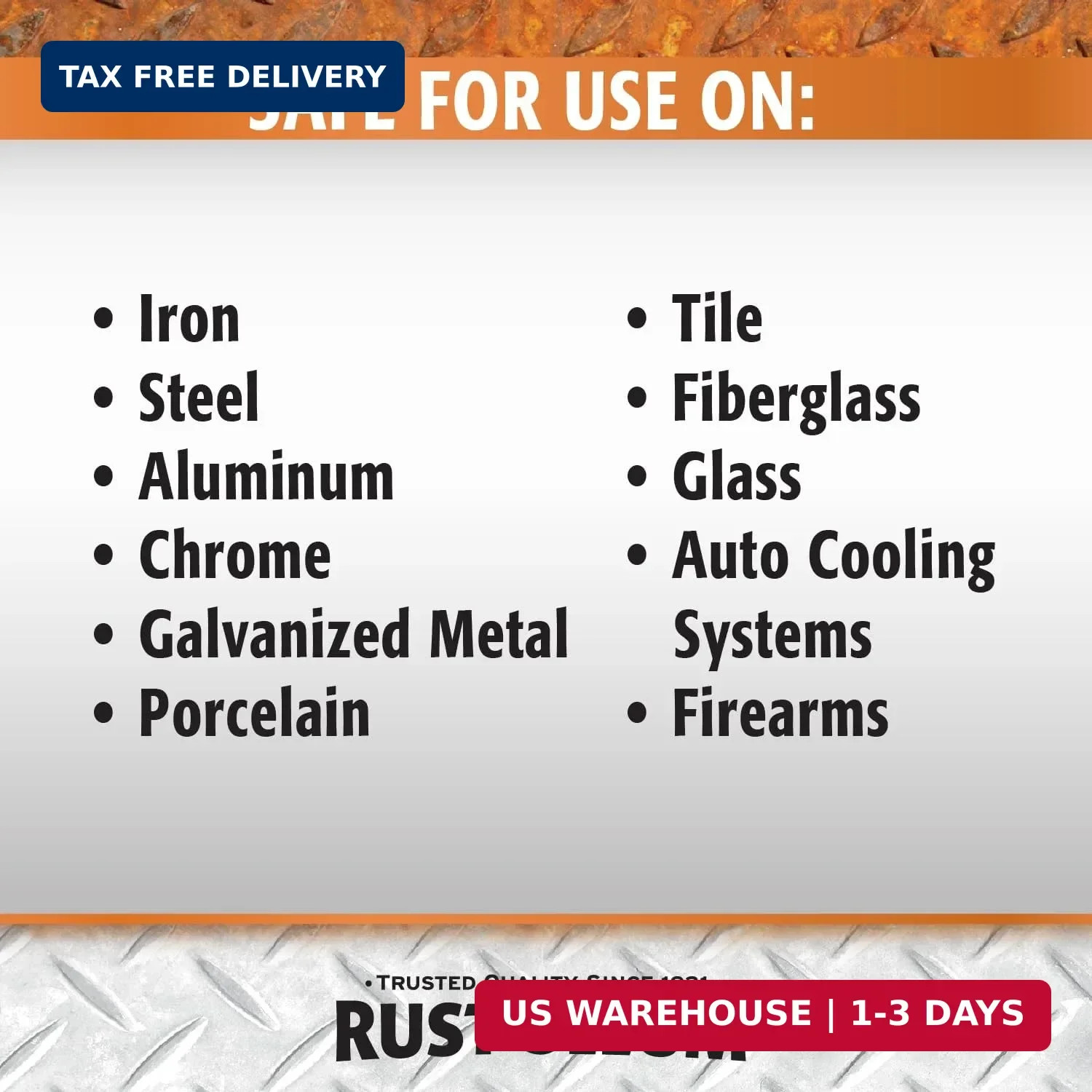 Rust Oleum Rust Dissolver Spray Gel 32 Oz Gel Clings To Metal Quickly Removes.