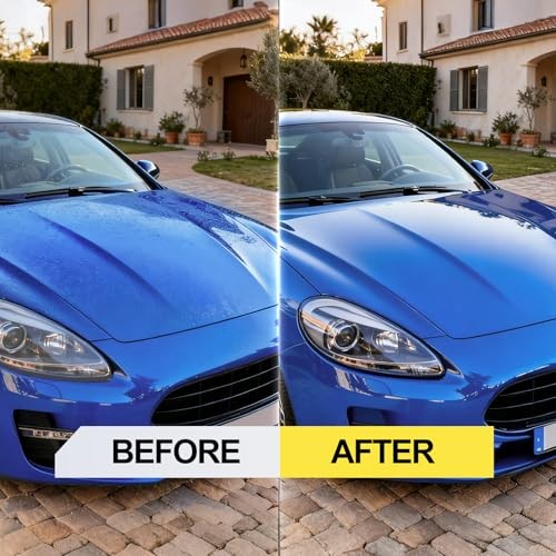 500ML Ceramic Coating for Cars: Quick Effect Coating 16.9 Fl Oz (Pack of 2)
