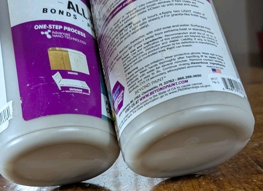 Beyond Paint All-in-One Paint Pebble 2 Quarts Refinishing 2091503