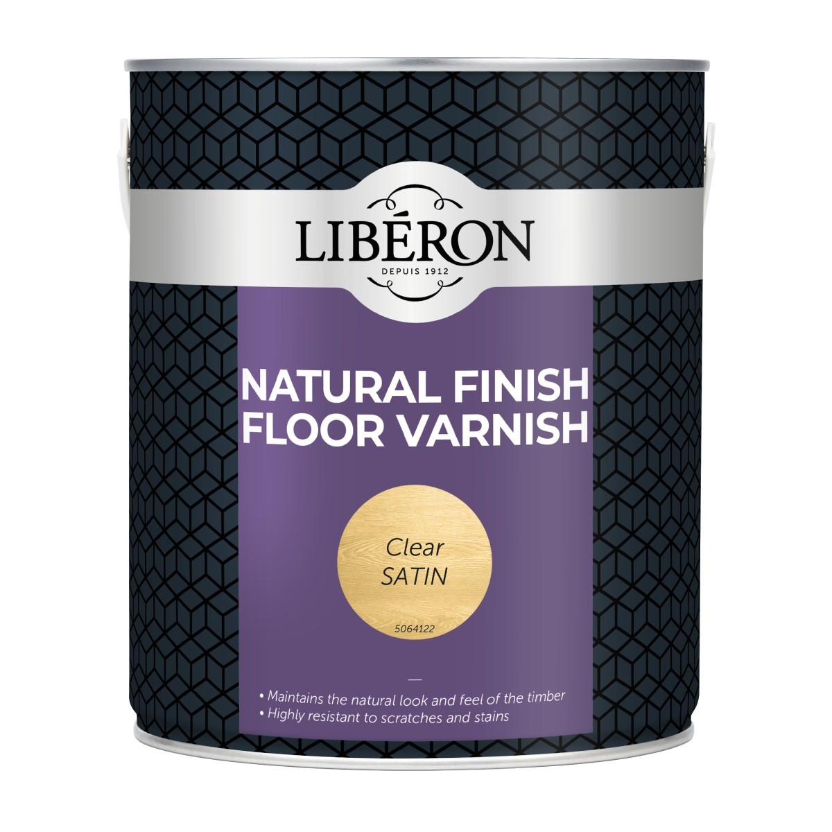 Liberon Natural Finish Floor Varnish 2.5L – Clear Satin, Low-Odour Wood finish
