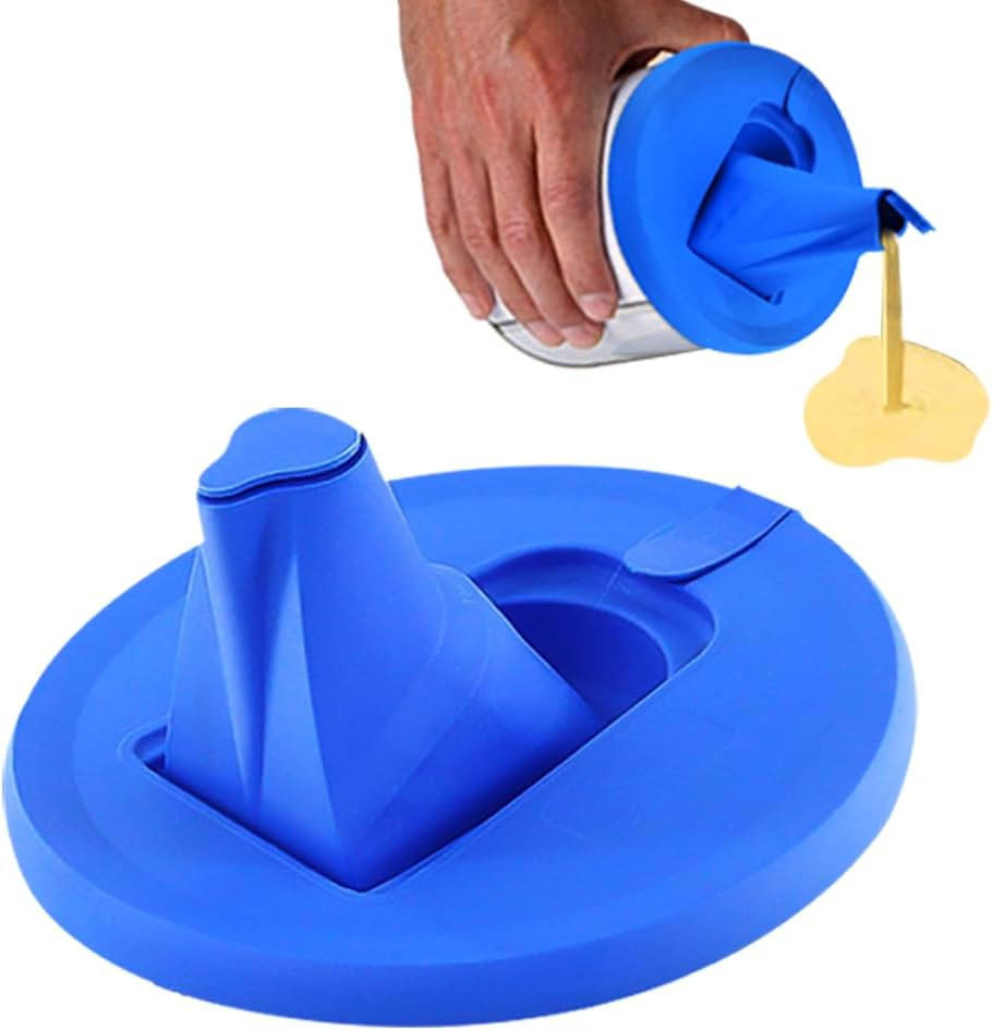 Paint Can Lid Cover and Pouring Spout for 1-Quart Containers, 2 Pack – Secure Se