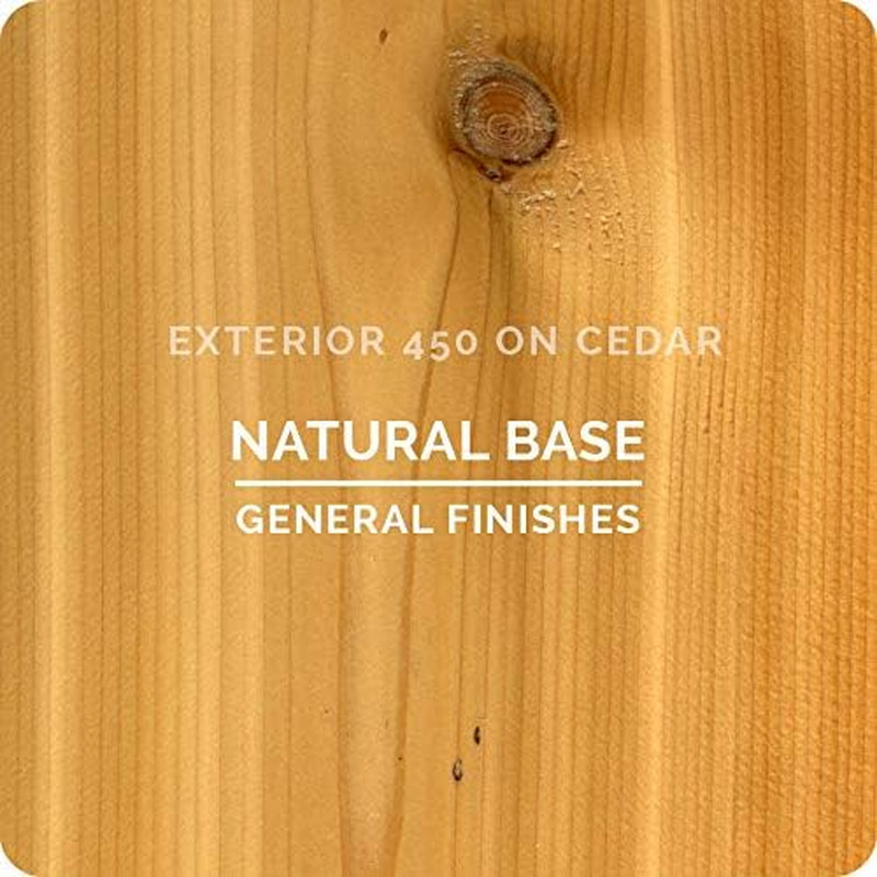 Exterior 450 Water Based Wood Stain, 1 Quart, Natural Base