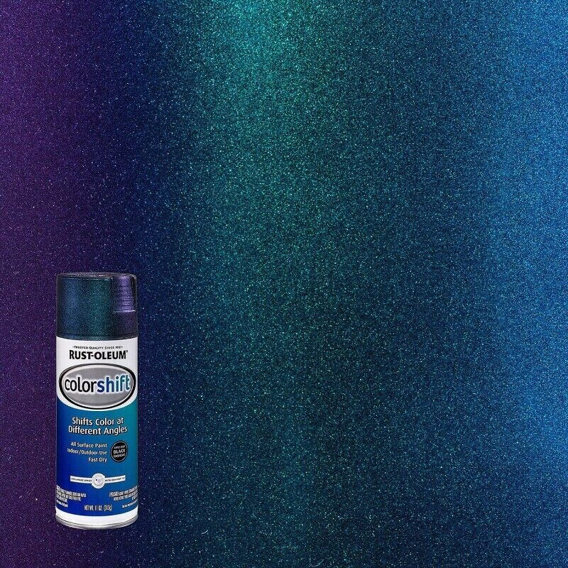 Blue Cosmos, Rust-Oleum Color Shift Spray Paint-372479, 11 oz