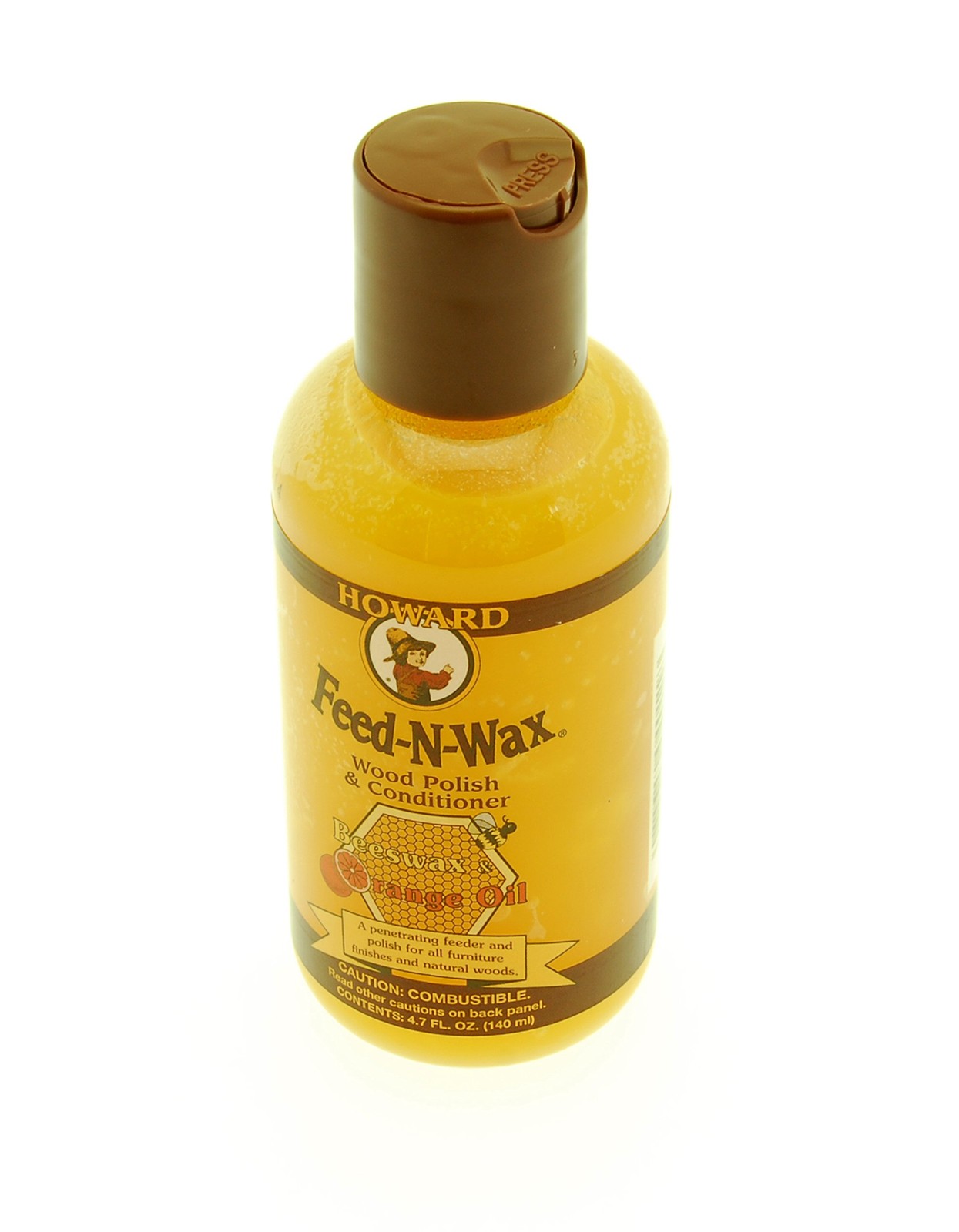 Howard Products Beeswax Wood Polish & Conditioner, 4.7 Fl Oz (Pack of 1)