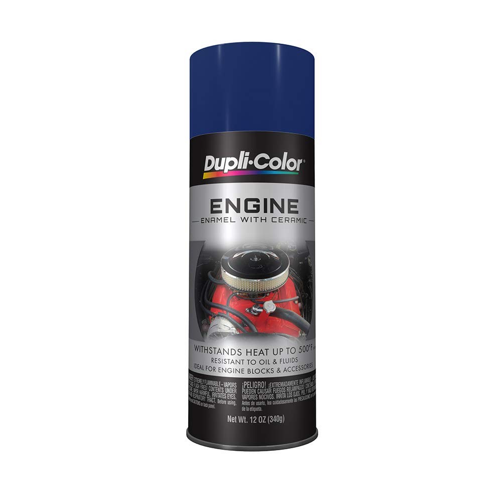 Dupli-Color Engine Enamel With Ceramic Ford Dark Blue 12 Oz. Aerosol, Lot of 6