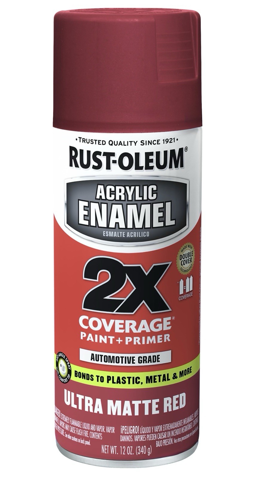 (8 Pk) Rust-Oleum 2X DOUBLE COVER Spray Paint Red Wood Metal Plastic HIGH GRADE