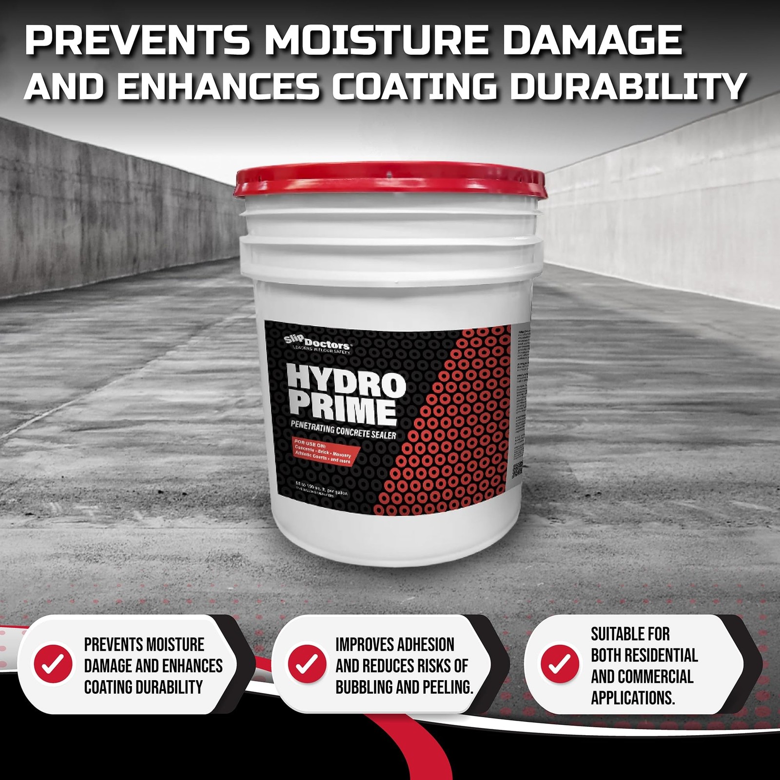 Slip Doctors Hydro Prime – Moisture Barrier And Penetrating Sealer Concrete