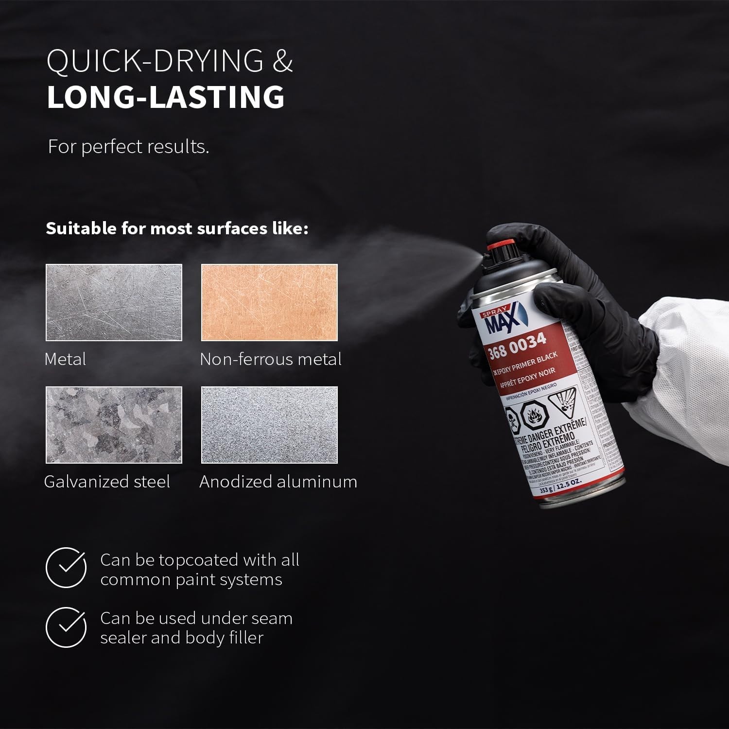 Fast-Drying 2K Epoxy Automotive Primer – Superior Corrosion Protection 12.5 oz