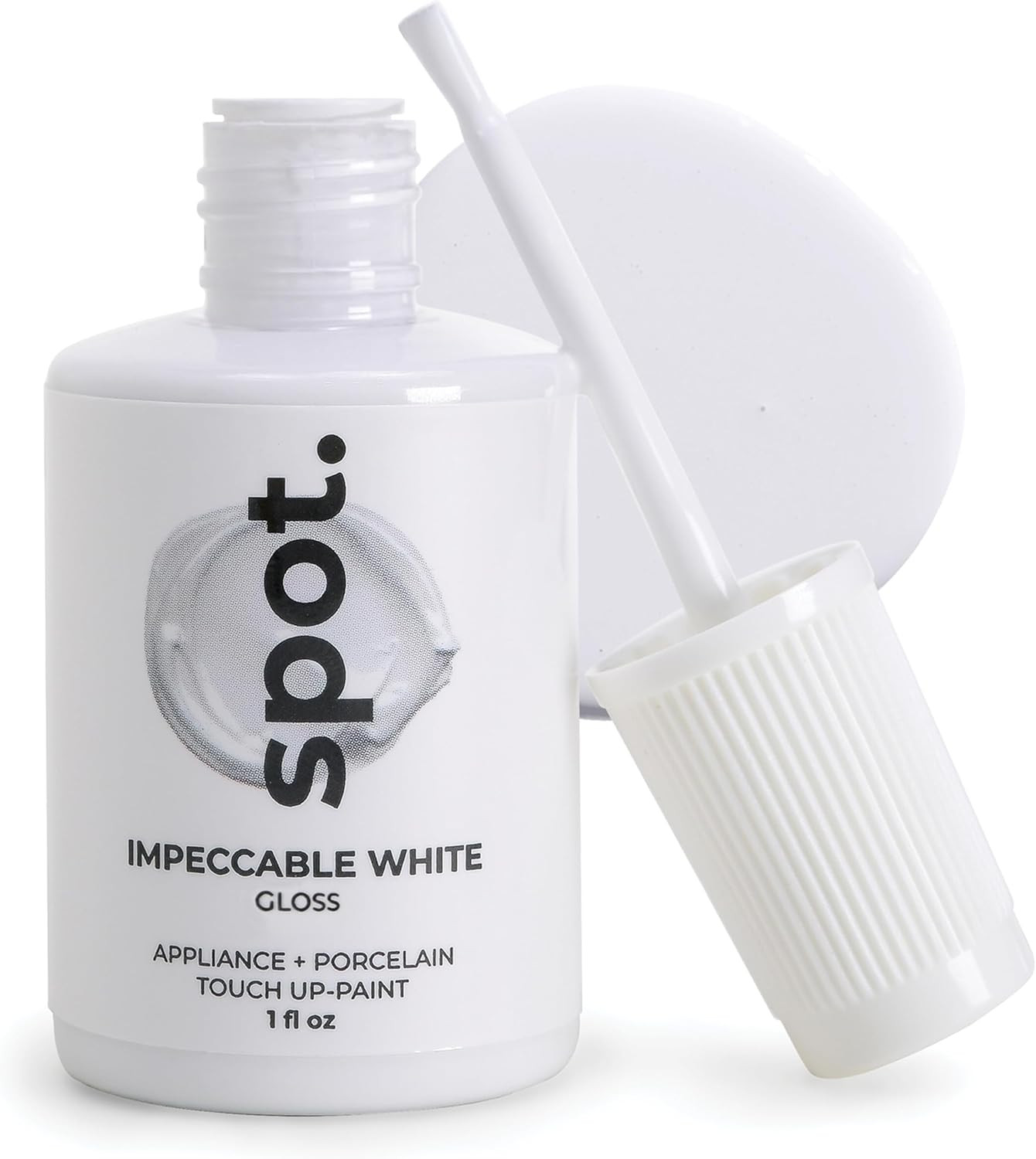 Spot. High-Gloss White Touch up Paint – Porcelain and Appliance Repair for Chips