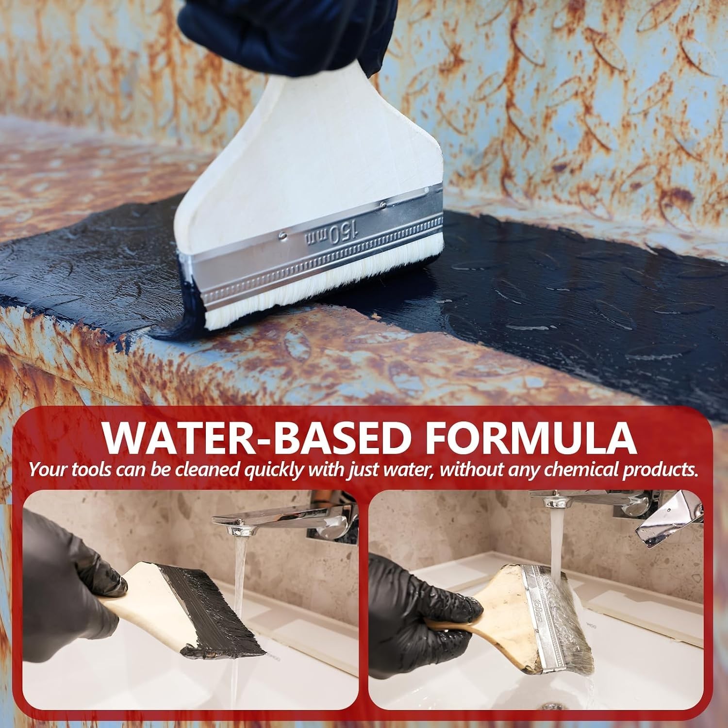 Industrial-Grade Black Rust Converter, 141 oz